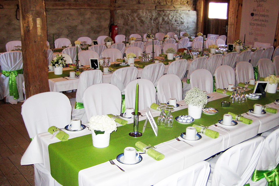 Burgscheune / Hochzeitsscheune – Burghotel Keller Lichtenberg