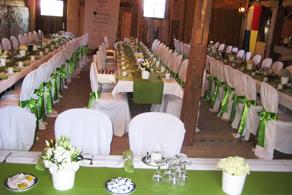 Hochzeit in der Burgscheune