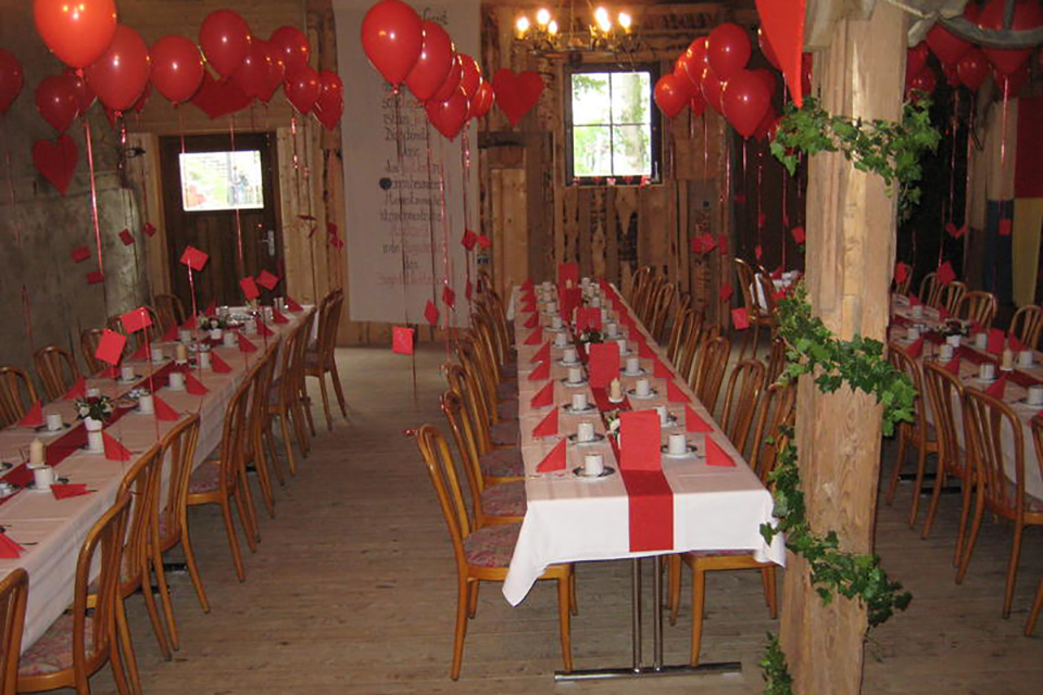 Hochzeit in der Burgscheune