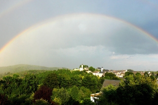 Bild 7: Regenbogen über Lichtenberg